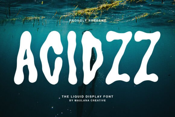 Acidzz: A Bold Display Font for Dynamic Design