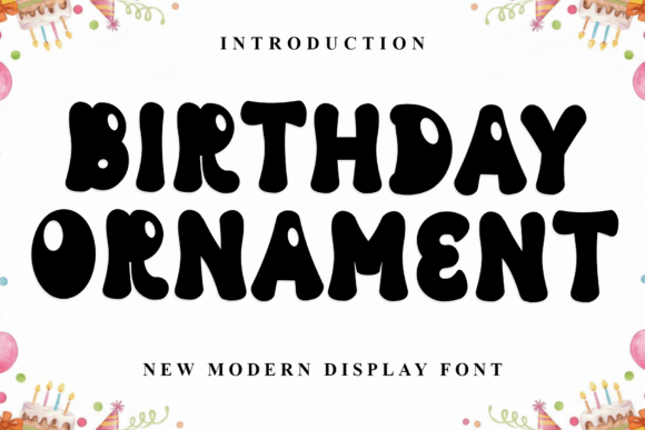 Birthday Ornament: Adding Festive Flair to Your Typography Workflow