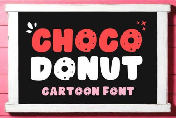 Choco Donut: A Playful Font for Festive and Joyful Design Projects