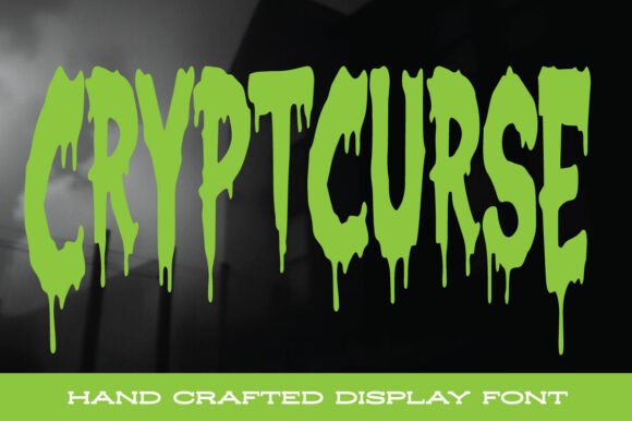 Cryptcurse: A Font for the Occult and the Unseen