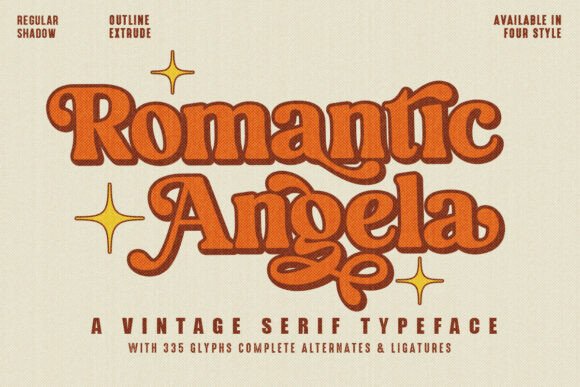 Discover the Timeless Charm of Romantic Angela Font