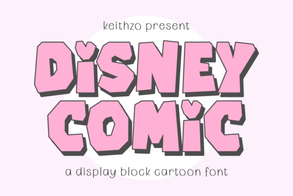 Disney Comic: A Whimsical Typeface for Creative Projects