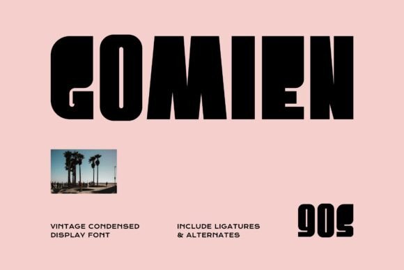 Gomien: The Retro-Inspired Typeface That Packs a Visual Punch