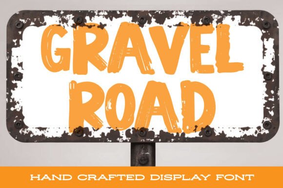 Gravel Road: A Rugged Font for Authentic Design