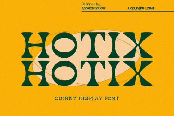 Hotix: The Playful Font That Elevates Visual Impact
