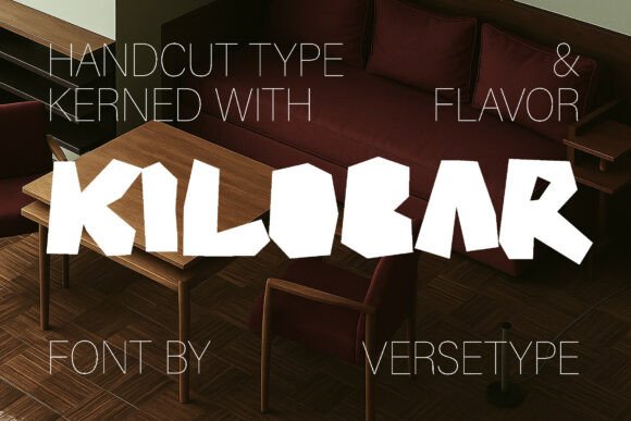 Kilobar: Typography with Tactile Charm and Visual Impact