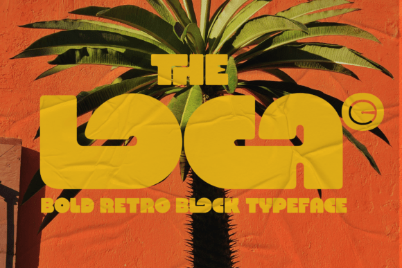 LOCA Font: A Retro-Inspired Display Typeface with Modern Energy