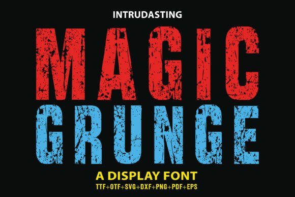 Magic Grunge: A Color Font That Brings Joy to Your Creative Projects