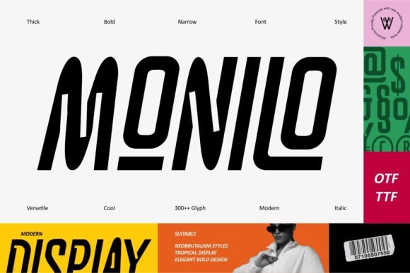 Monilo: The Bold Condensed Display Font That Elevates Modern Design