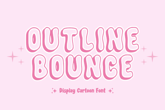 Outline Bounce: A Fresh Take on Bubble Line Typography for Modern Creatives