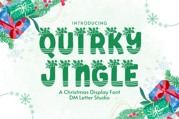 Quirky Jingle: Festive Typography for Joyful Designs