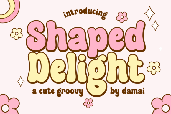 Shaped Delight: A Distinctive Font for Logos, Branding, and Quotes