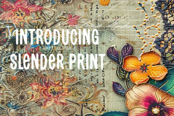 Slender Print: Elevating Design with Sleek Typography
