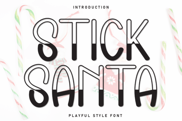 Stick Santa: A Casual Display Font for Modern Creative Projects