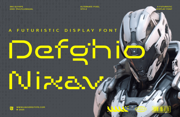 UT Defghio Nixav: Merging Technology and Typography in Modern Design