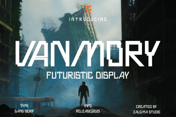 Vanmory: The Futuristic Font That Elevates Tech, Gaming, and Sci-Fi Design