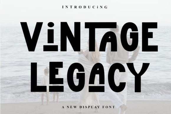Vintage Legacy: A Cheerful Typeface for Holiday Magic