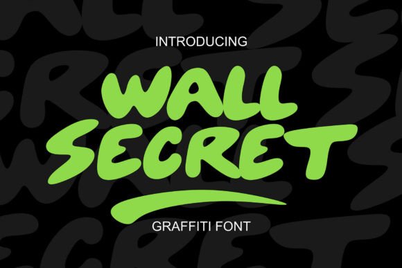 Wall Secret: The Bold Smooth Graffiti Typeface That Elevates Urban Design